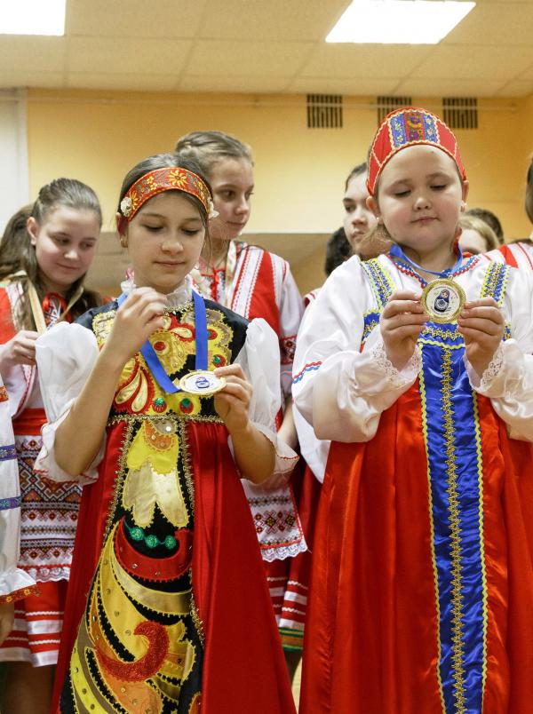 1-ый открытый фольклорный фестиваль-конкурс «Народная песня – наследие страны» в рамках проекта «Территория взаимодействия» ГБОУ Школа № 2110 «МОК «Марьино» (6 февраля 2017)